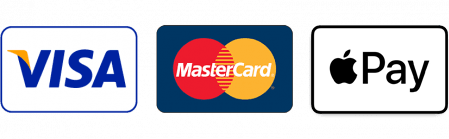 visa, mastercard, apply pay icons as accepted payments