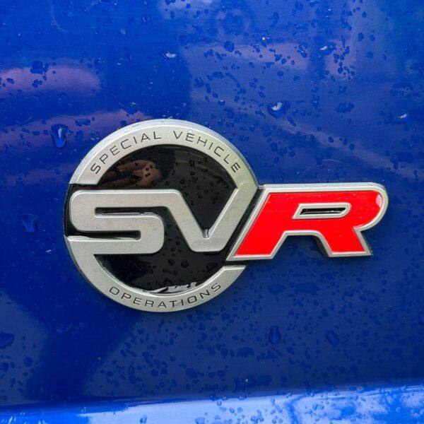 SVR logo of the Lancashire Competitions Range Rover SVR competition